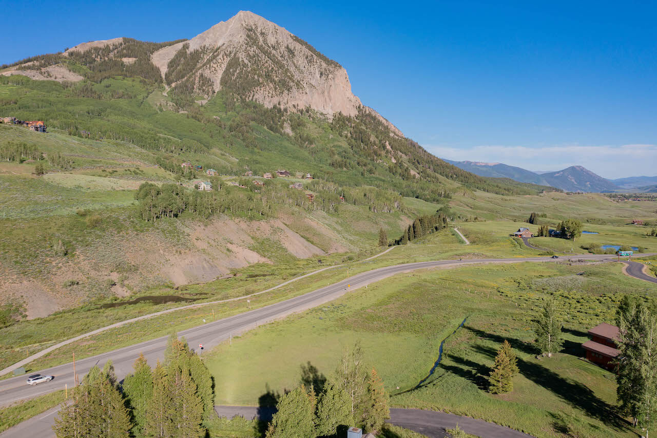 Crested Butte real estate - aerial view of TBD County Road 317, Crested Butte (MLS 795275).