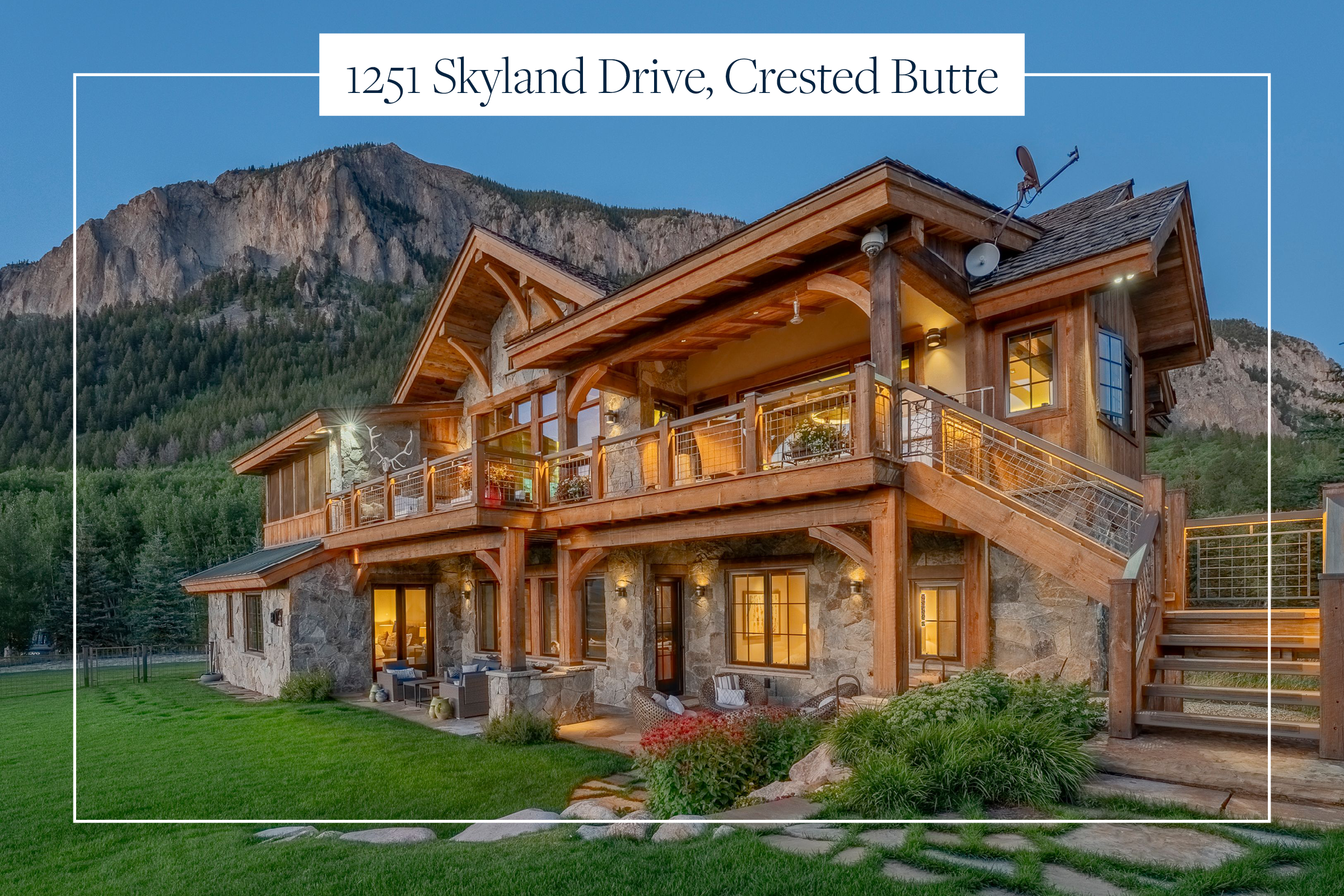 1251 Skyland Drive, Skyland, Crested Butte, Colorado